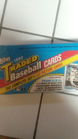 1992 traded baseball cards