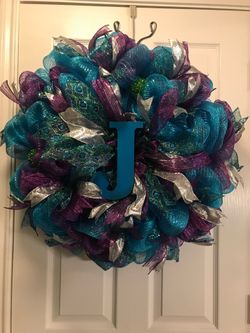 Peacock Themed Wreath