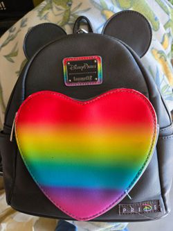 Disney Longefly pride backpack purse