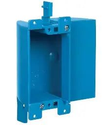 CARLON - 1-Gang 17 cu. in. PVC Shallow Old Work Electrical Switch and Outlet Box