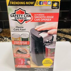 Safety Can Automatic Can Opener/ Smooth Edges 