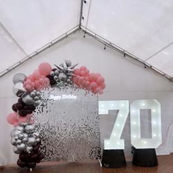 Marquees And Shimmer Wall