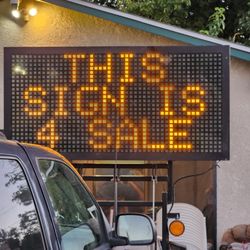 LED Digital Road Sign Message Board