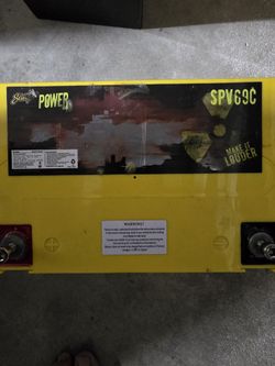 Stinger Car Audio Battery