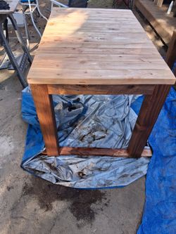 Farmhouse Benchtop dining room table set for 6