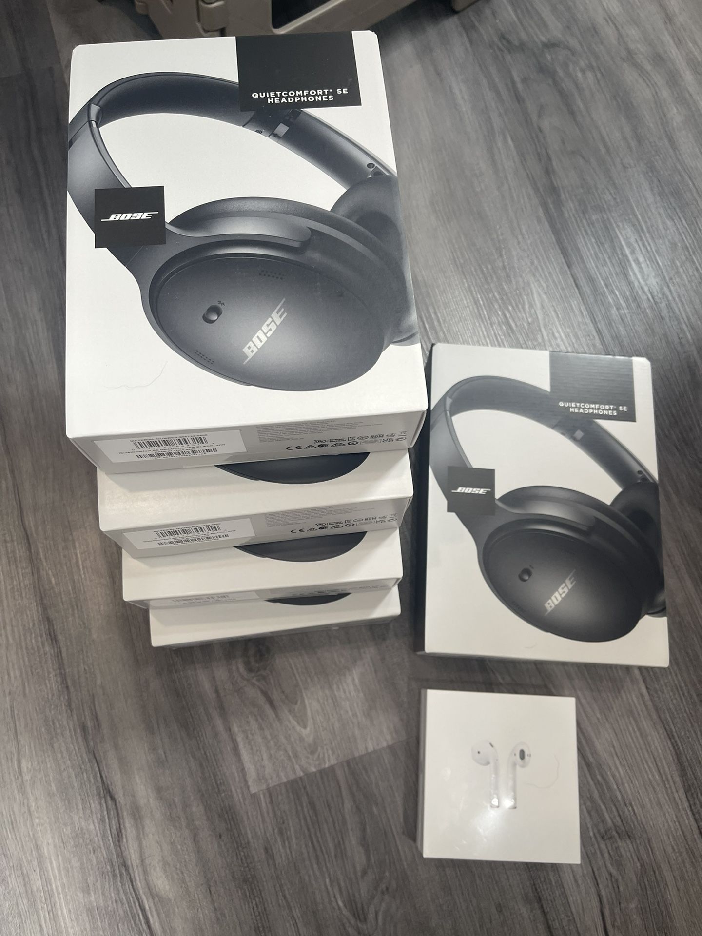 Bose QuietComfort 45 Wireless Headphones Black SC >> SkullCandy Hesh / AirPods 1 2 3 Gen / Bose / Studio Beats By Dre / Sony / JBL / Apple / Audio Ear