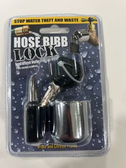 ConservCo Hose Bibb Lock with Padlock (New)