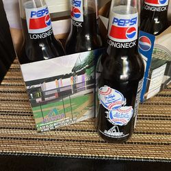 Collectors Pepsi Bottle Diamondbacks 4 Pk