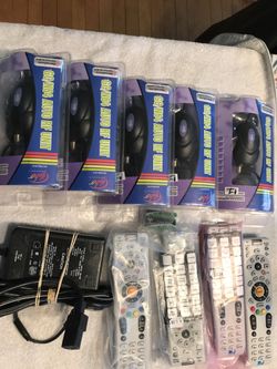 Game Cube Nintendo 64 and TV remote