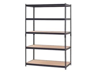 EDSAL 5-Shelf Heavy Duty Adjustable Metal Garage Storage Shelving Unit