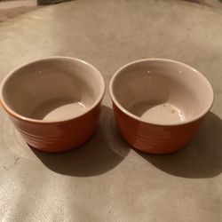 Set Of Two Custard Bowls LeCreuset