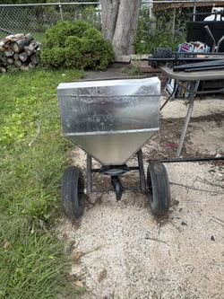 Tow Behind Stainless Spreader