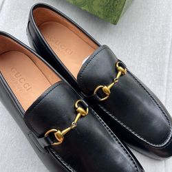 Gucci Loafer Black Men's Size 8-8.5 Women Size 10 Authentic Is $1050