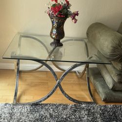 Beautiful glass coffee table