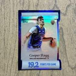 Cooper Flagg Topps Rookie Die - Cut 