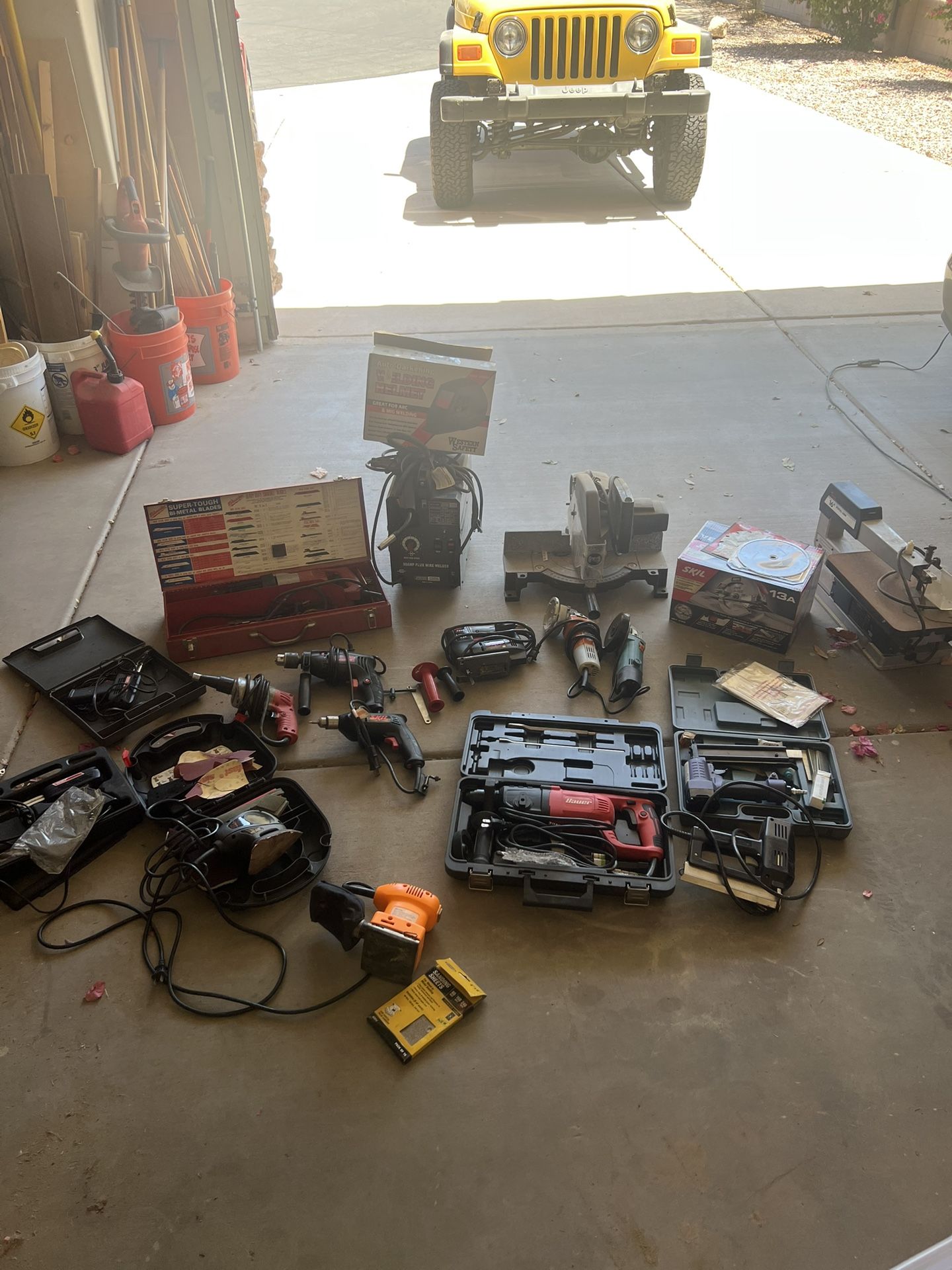 Assortment of Power Tools