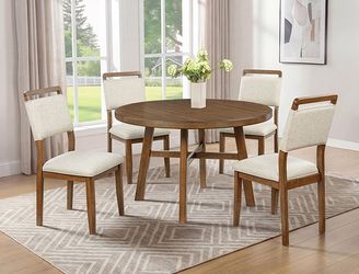 New order special 2261 BLANCHE brown color 5pc dining table special