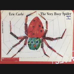 The Very Busy Spider by Eric Carle -small Board Book--good