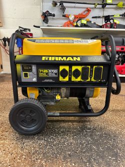 FIRMAN P05701 7125/5700 WATTS PORTABLE GENERATOR USED