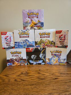 Sealed Pokemon Booster Boxes