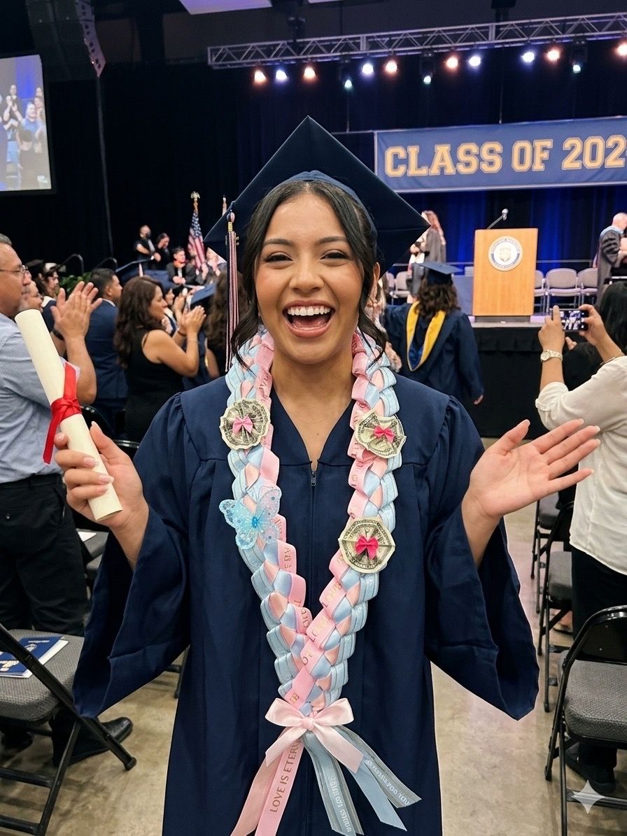 Ribbon Graduation Lei