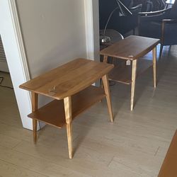 Half the Price As Online!!  TWO tables Heywood Wakefield Birch End Tables (2) MCM Mid Century