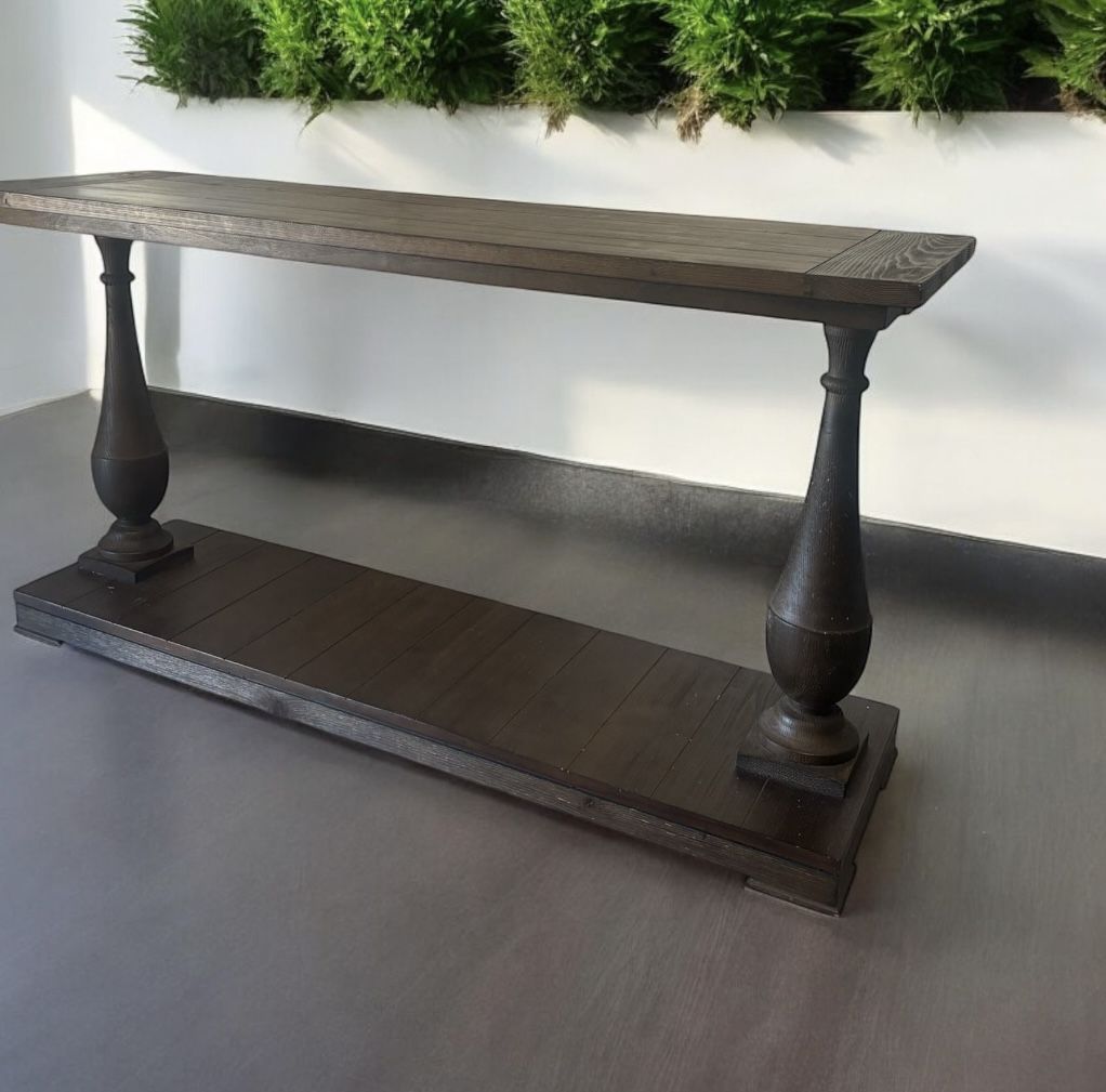 Living Spaces Real Wood End Table