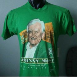 Vintage Salem Sports Johnny Most Night Single Stitch T-Shirt