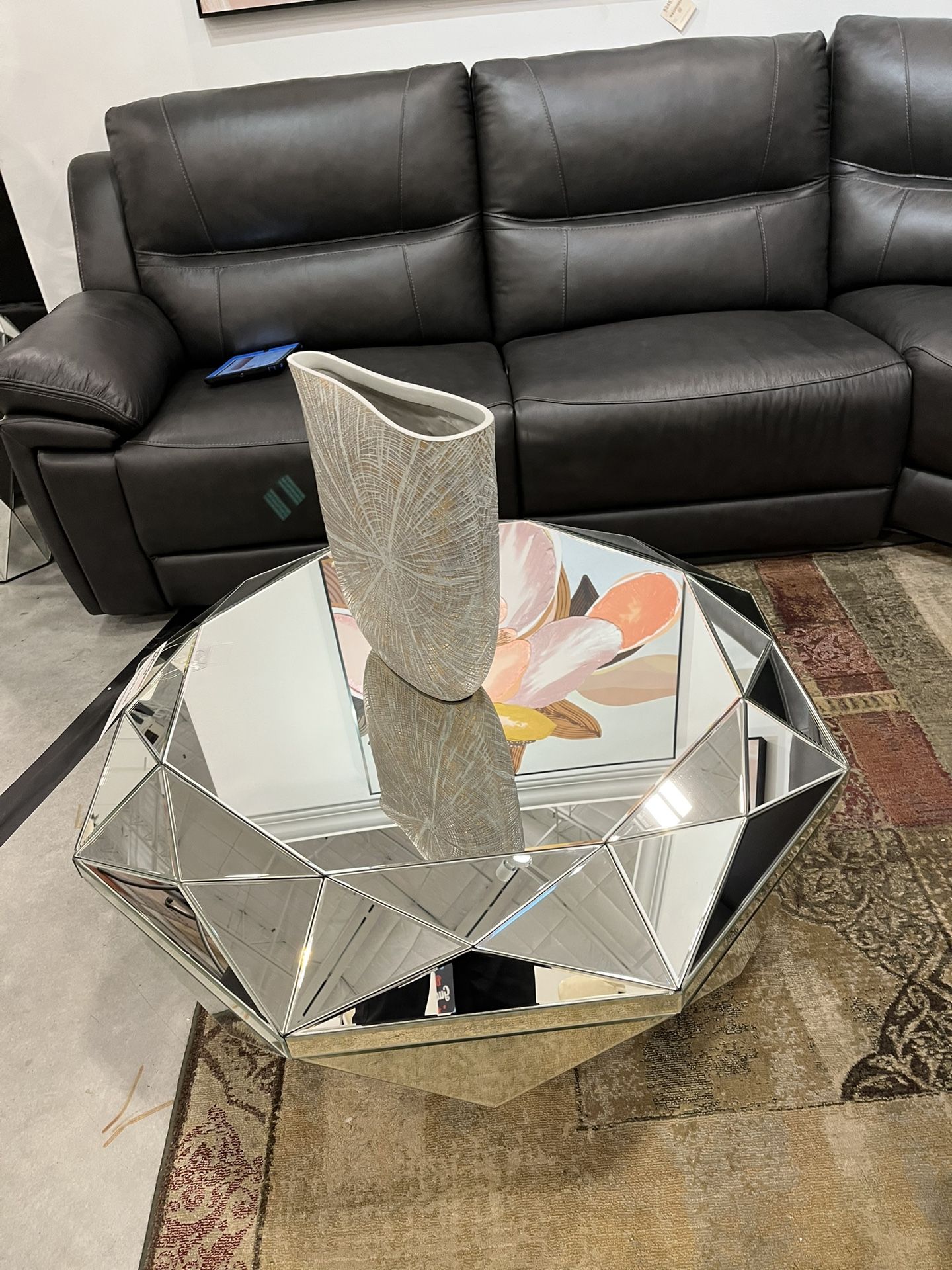 Glass Mirror Coffee Table