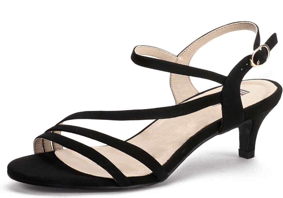Brand New Size 8 Women's Dressy Shoes in Black Nubuck