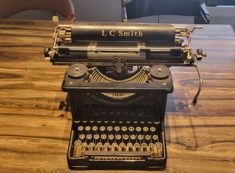 LC Smith Typewriter