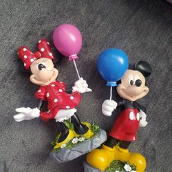 Disney Mickey And Minnie Figurines