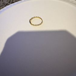Gold Ring Size 6 