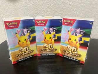 Pokemon 30th Celebration Booster Bundles