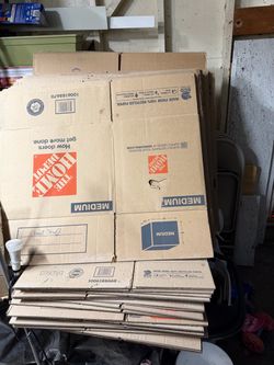 Home Depot Assorted Moving Boxes