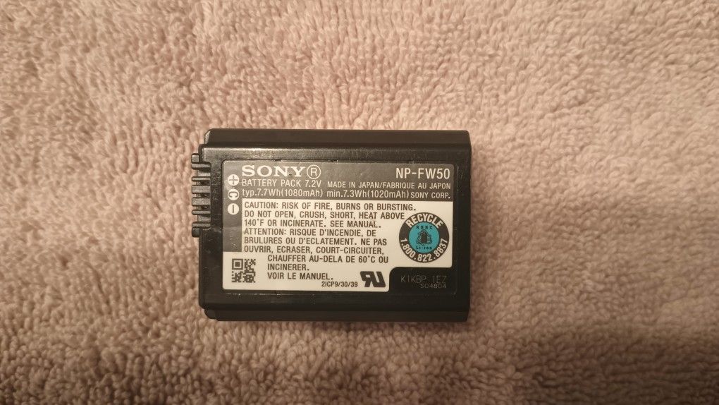 Sony NP-FW50 Battery for Sony Cameras