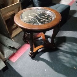 $25.00 Cherry Finish Side End Table 