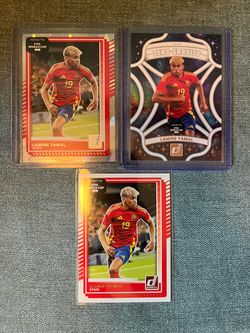 Lamine Yamal Donruss Road to FIFA World Cup cards