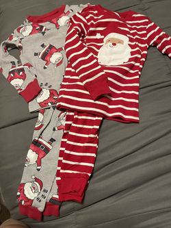 5. 2 Santa Claus Toddler Pajamas - Boy/Girl - Size 3T