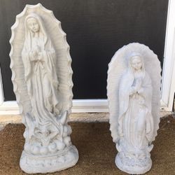 New Virgin Of Guadalupe Made Out Of Cement Beautiful Yard Decoration 