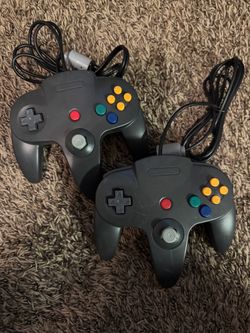 Nintendo 64 N64 Controllers – Lot of 2