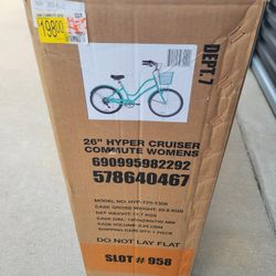 Christmas Special New 26" Hyper Cruiser Commute Women's Bike With Basket $125