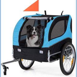 🚴‍♂️🐶 Dog Bicycle Trailer – Safe, Comfortable & Fun! 🐶🚴‍♂️  Take your furry friend on every adventure with this spacious pet bicycle trailer!  ✅ D