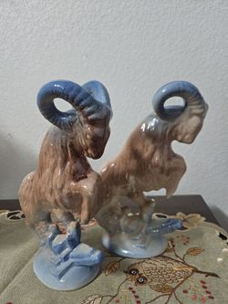 Ram statues