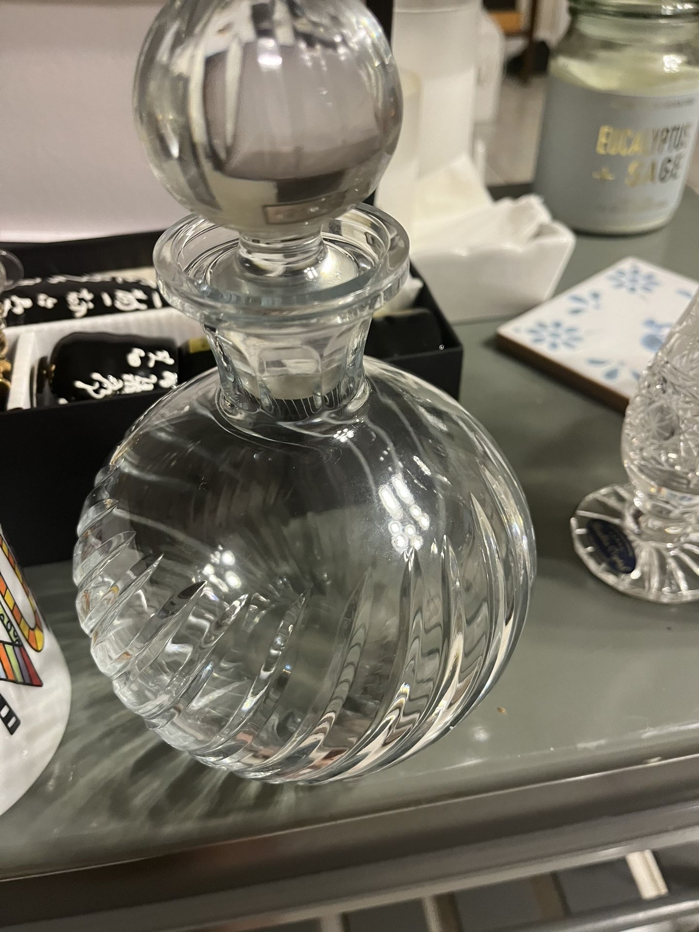 Decanter Or Perfume Bottle  Chrystal 