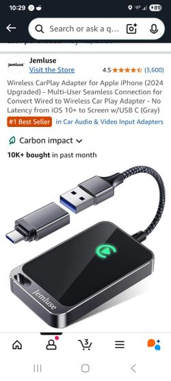 Wireless Car Play Adapter For Iphone