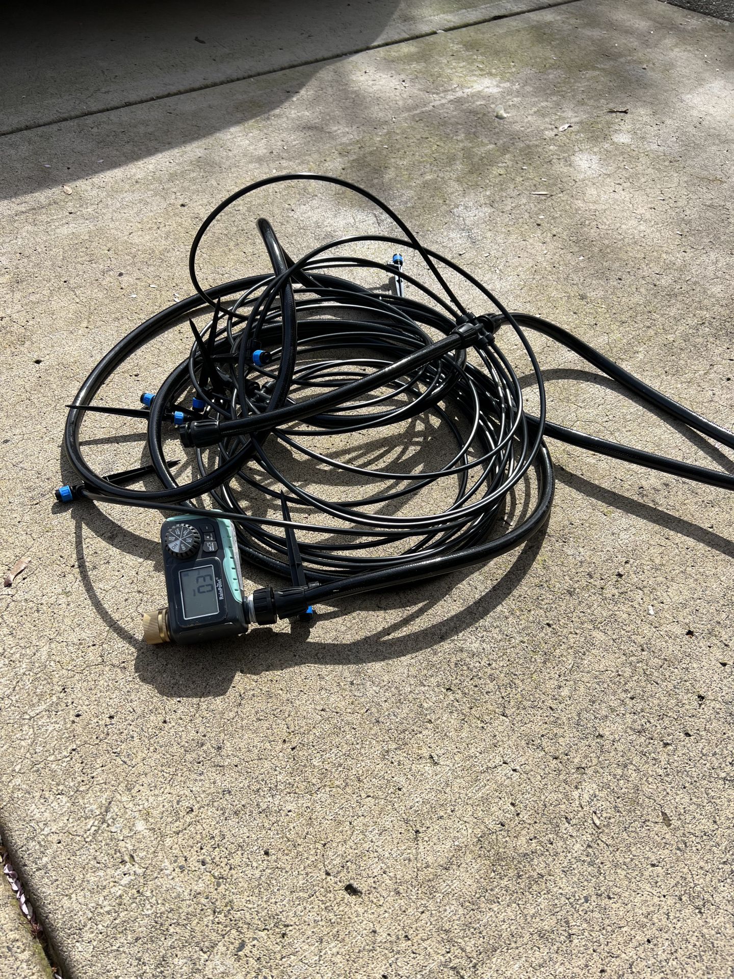 Irrigation system with timer