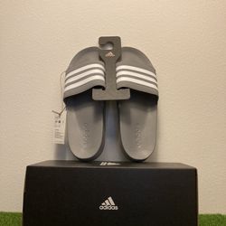 Adidas Adilette Shower Slides Grey