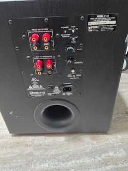 BIC America Formula F-12 Powered Subwoofer