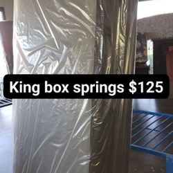King Box Springs ONLY 